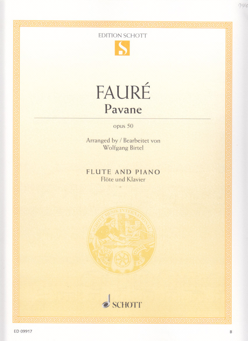 Faure, Pavane op. 50 (Schott)