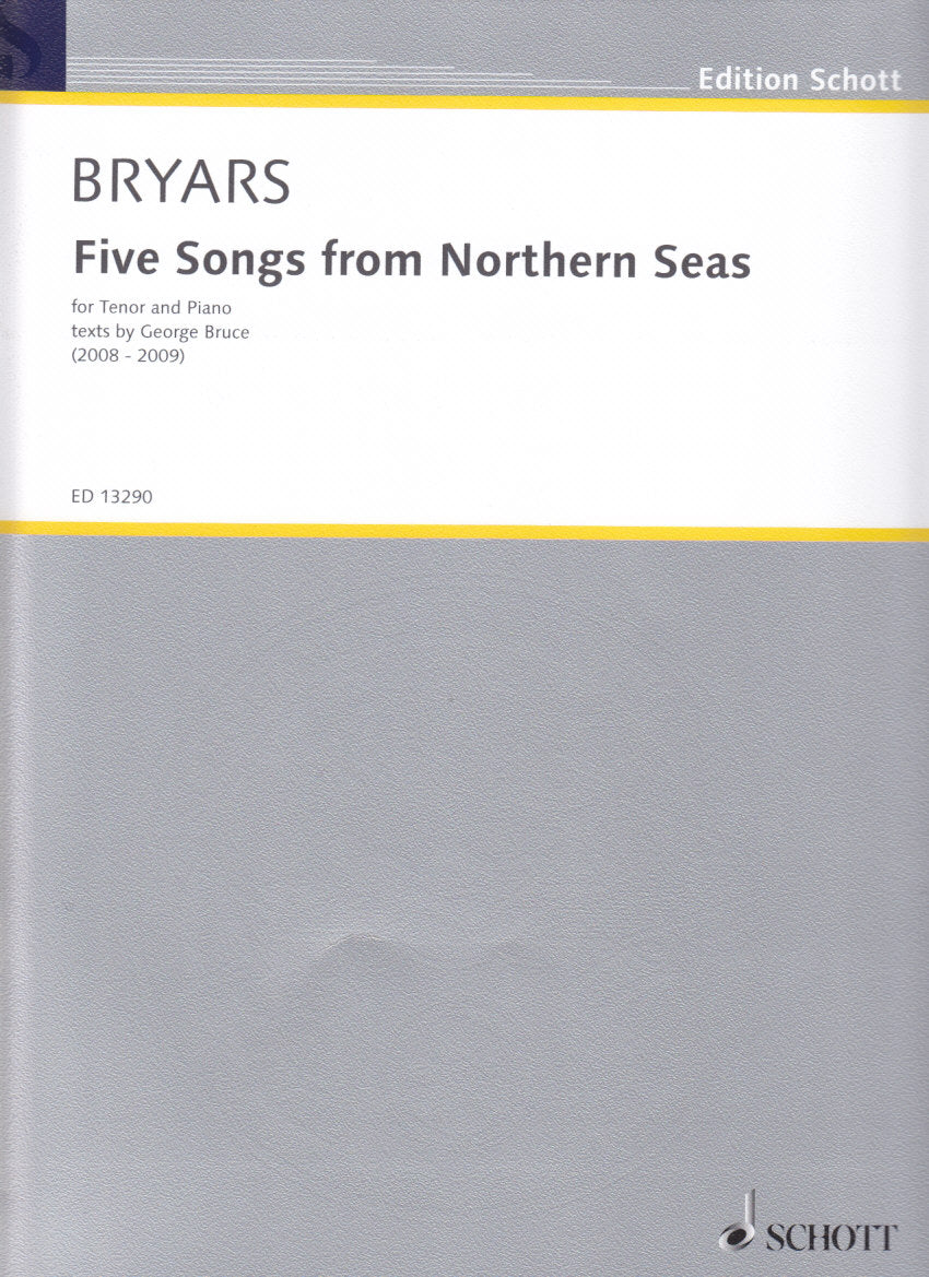 Bryars, 5 Songs from Northern Seas [E] (Schott)