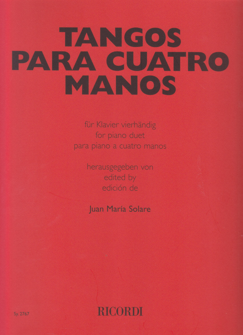 Tangos para cuatro manos (Solare) (Ricordi)