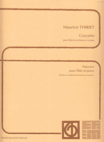 Thiriet, Concerto (Billaudot)