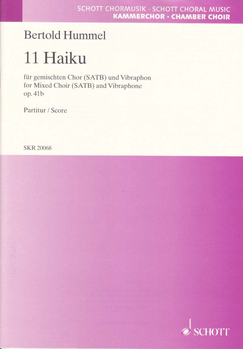 Hummel, 11 Haiku op. 41b [G] (Schott)