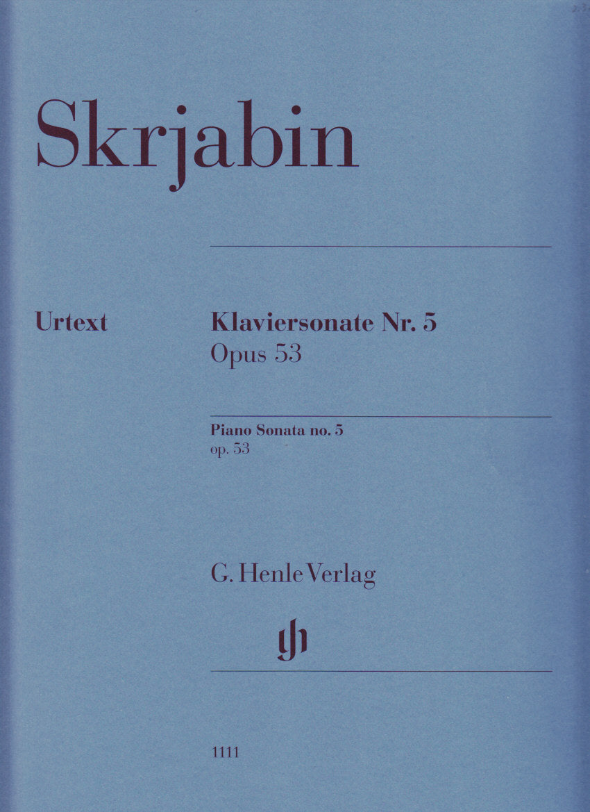 Scriabin, Sonata No. 5 op. 53 (Henle)