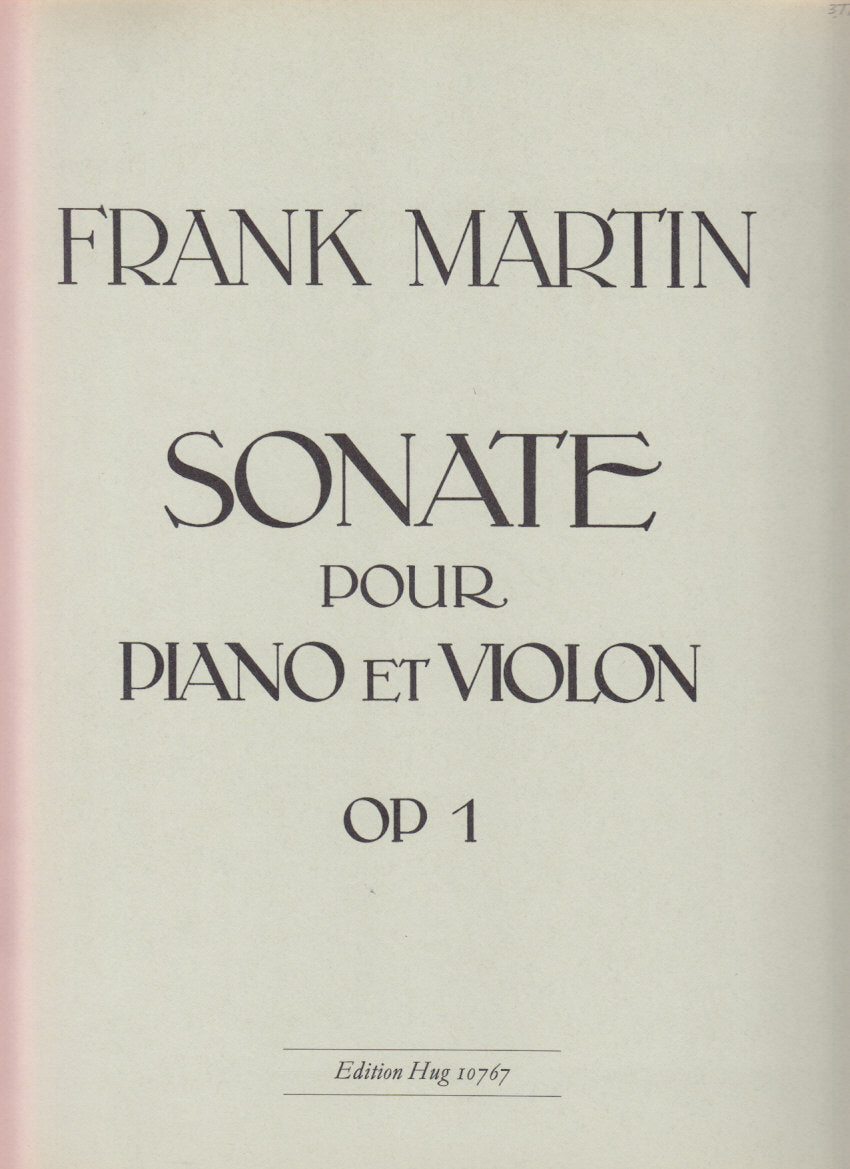 Martin, Sonate op. 1 (Hug)