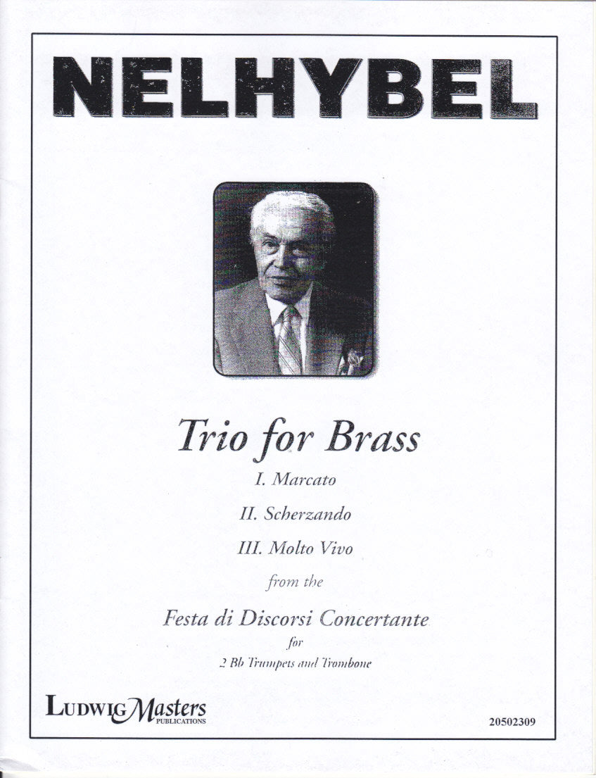 Nelhybel, Trio for Brass (2Trp/Tbn) (Ludwig Music)