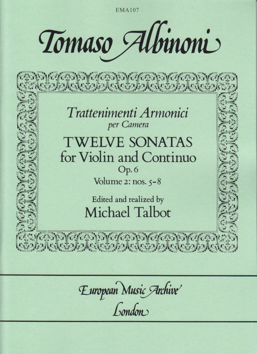 Albinoni, Sonatas op. 6/5-8 (European Music Archive)