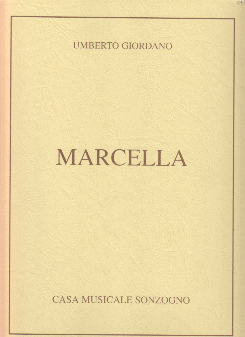 Giordano, Marcella [I] (Sonzogno)