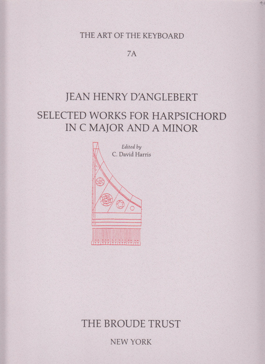 Anglebert, Selected Works in C, a (Broude Trust)