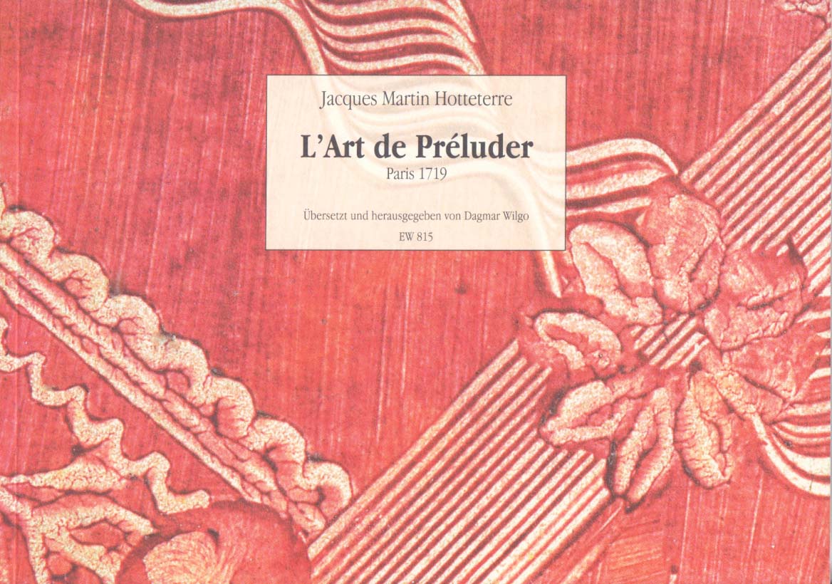 Hotteterre, Art de preluder Paris 1719 (Walhall)