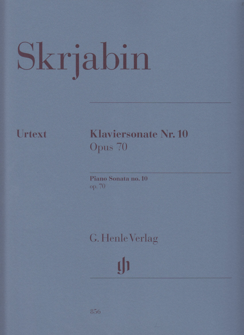 Scriabin, Sonata No.10 op. 70 (Henle)