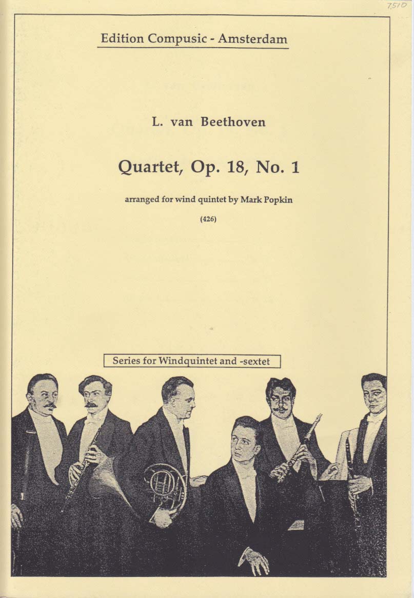 Beethoven, String Quartet op. 18/1 (Compusic)