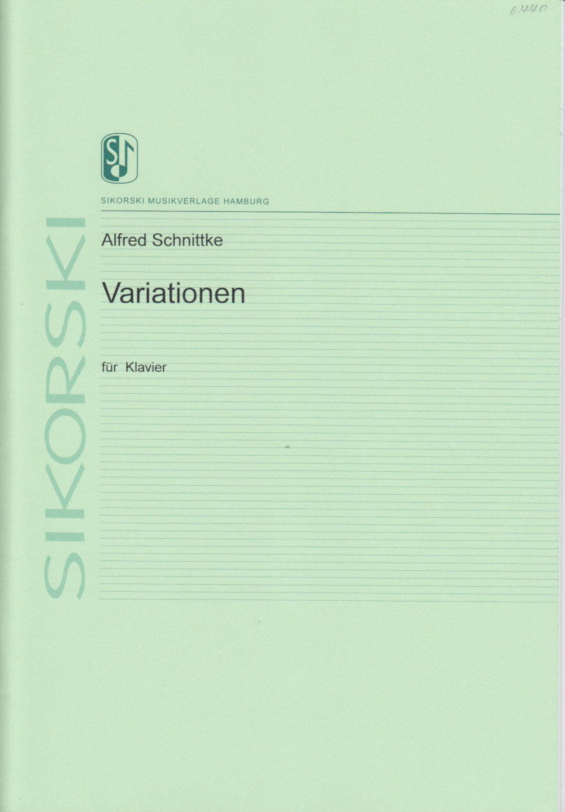 Schnittke, Variationen (1955) (Sikorski)