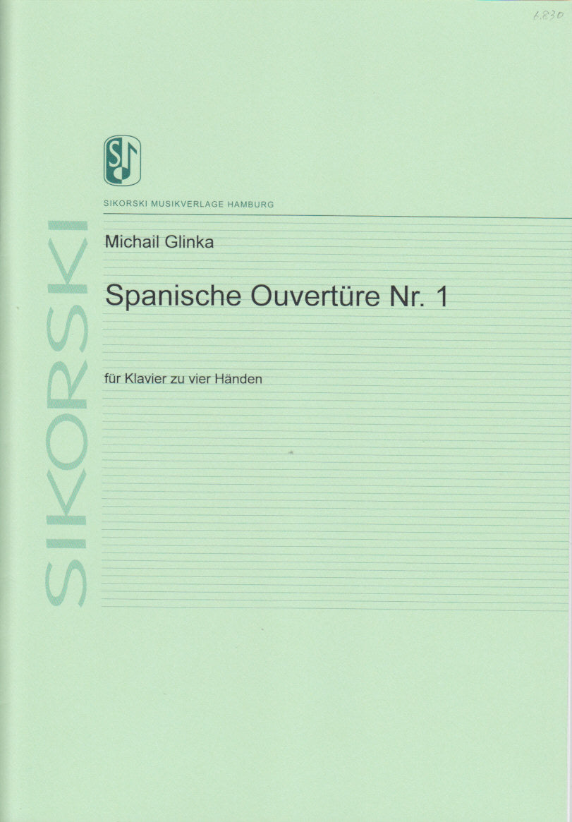 Glinka, Spanish Overture No. 1 (1845) (Sikorski)