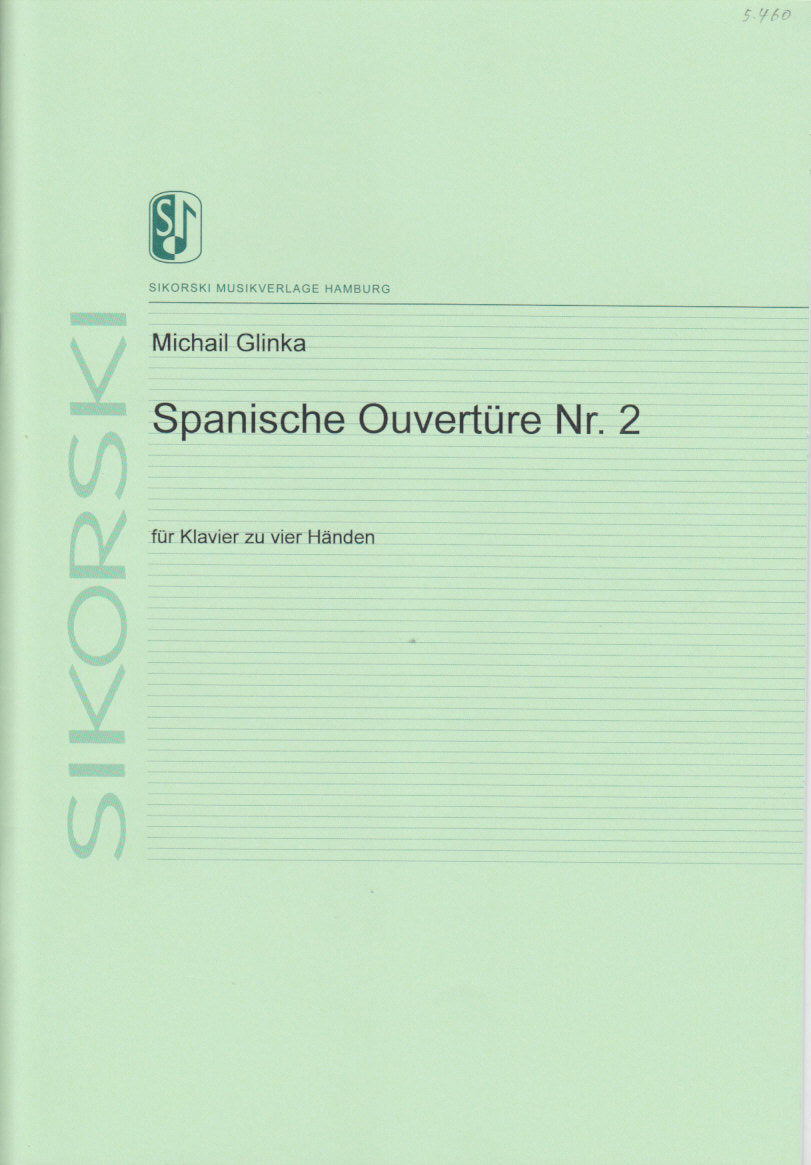 Glinka, Spanish Overture No. 2 (1851) (Sikorski)
