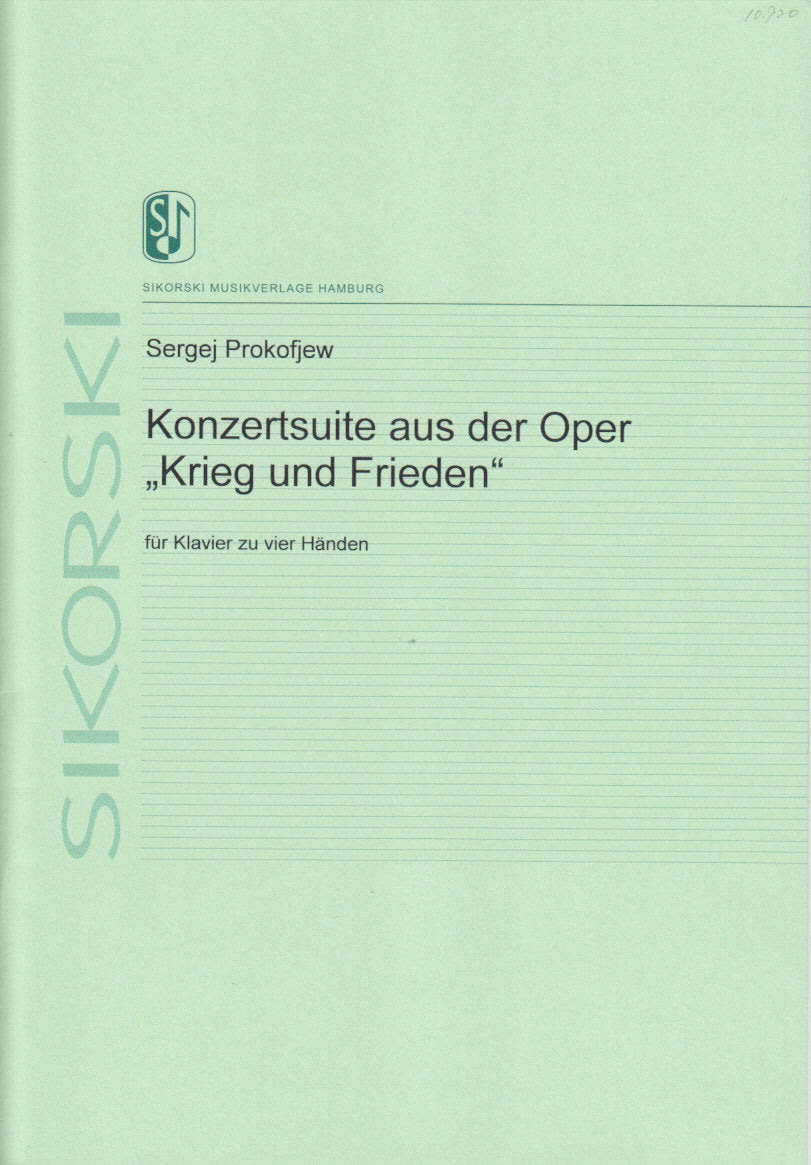 Prokofiev, Krieg und Frieden-Suite (Sikorski)