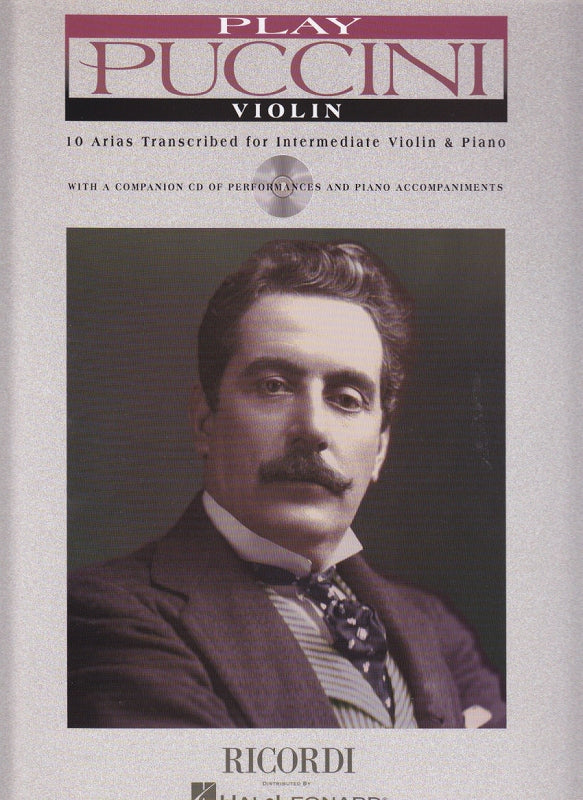 Puccini, Play Puccini, Violin: 10 Arias (Ricordi)