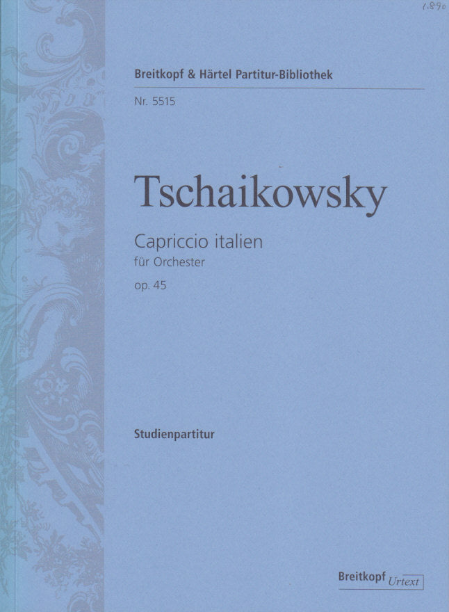 Tchaikovsky, op. 45 Capriccio italien (Breitkopf)
