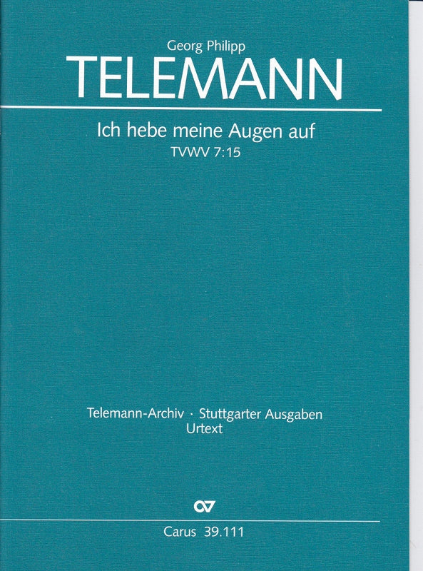 Telemann, Ich hebe meine Augen auf (Carus)