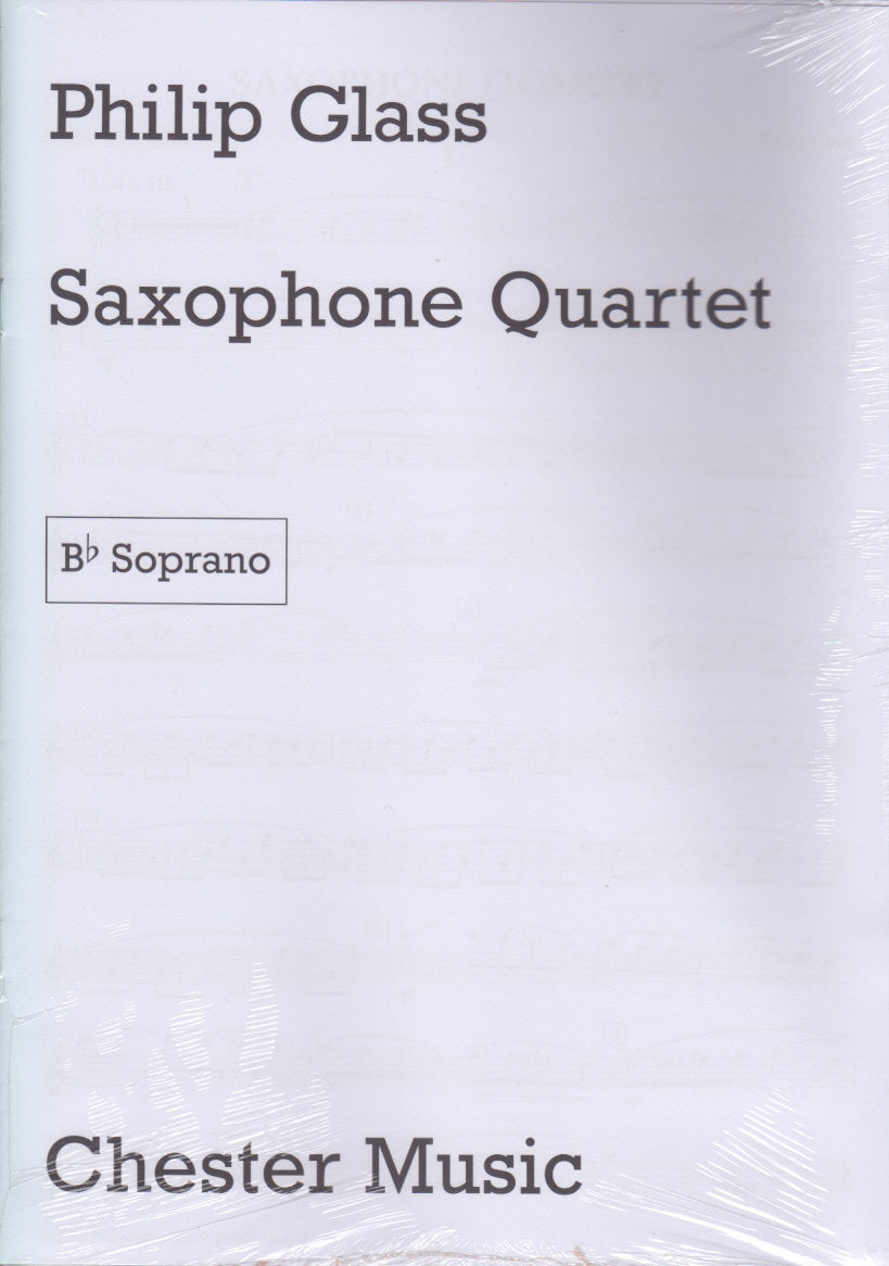 Glass, Saxophone Quartet: Parts (SATBr) (Dunvagen/Chester)