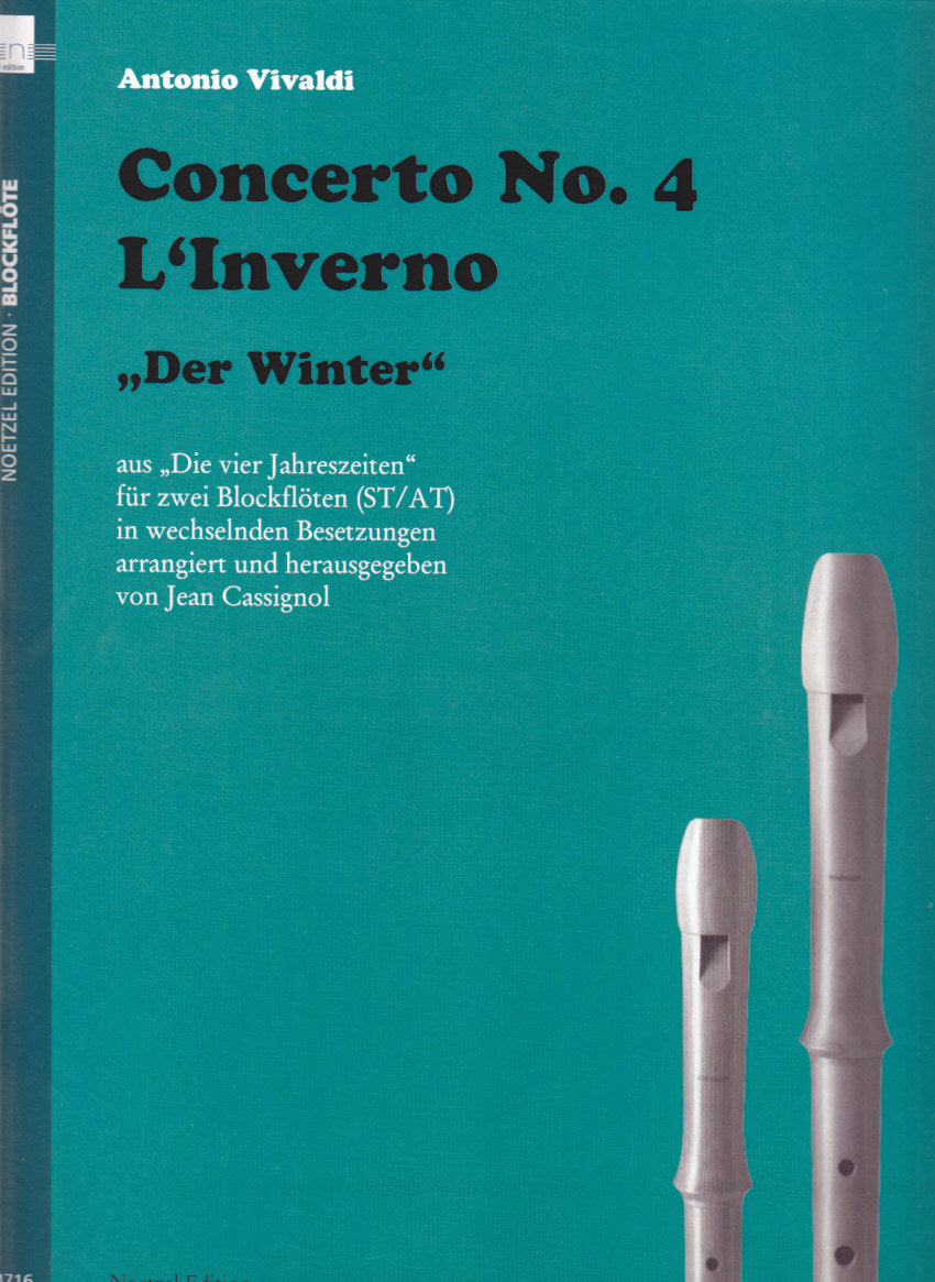 Vivaldi, Concerto No. 4, 'Der Winter' (Heinrichshofen)