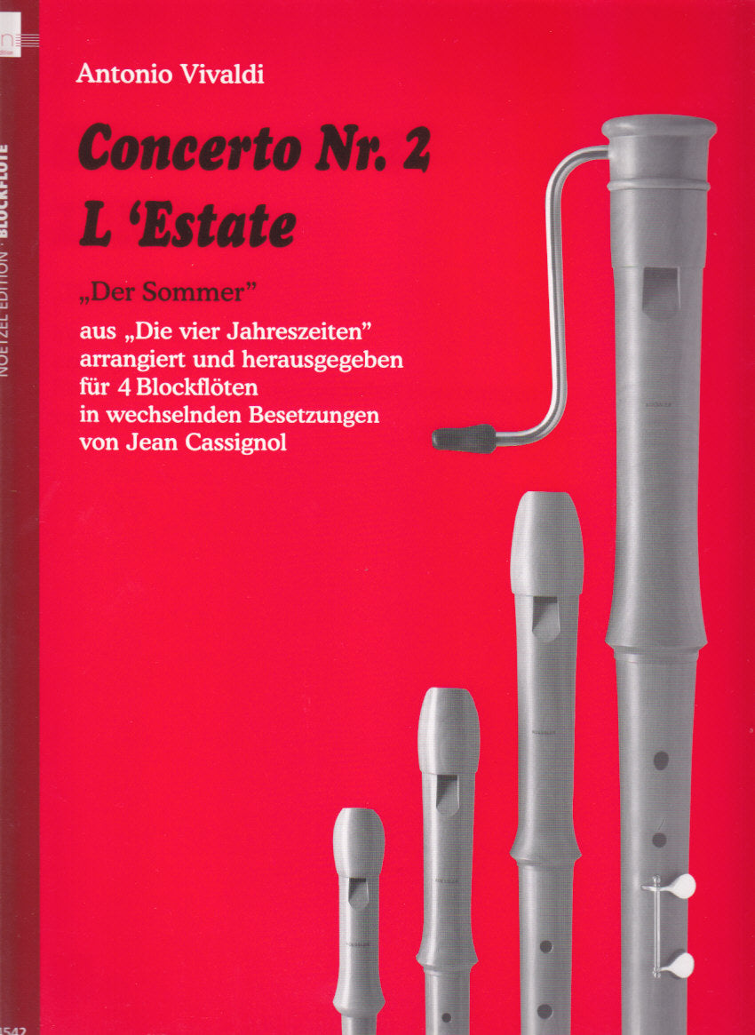 Vivaldi, Concerto No. 2, 'L'Estate' (Heinrichshofen)
