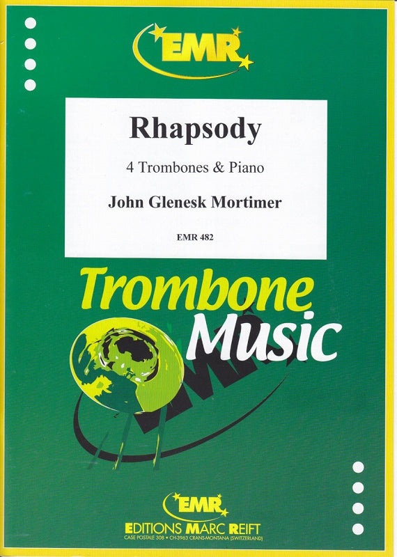 Mortimer, Rhapsody (4Tbn,Pf) (Reift)