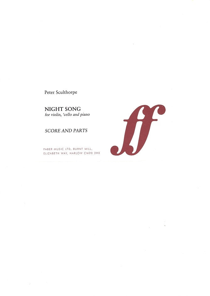 Sculthorpe, Night Song (Vn,Vc,Pf) (Faber Music)