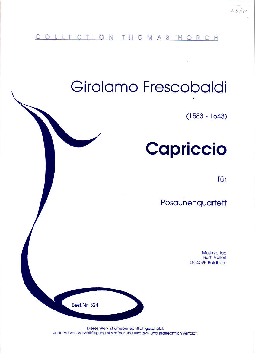 Frescobaldi, Capriccio (Ruth Vollert, Musikverlag)