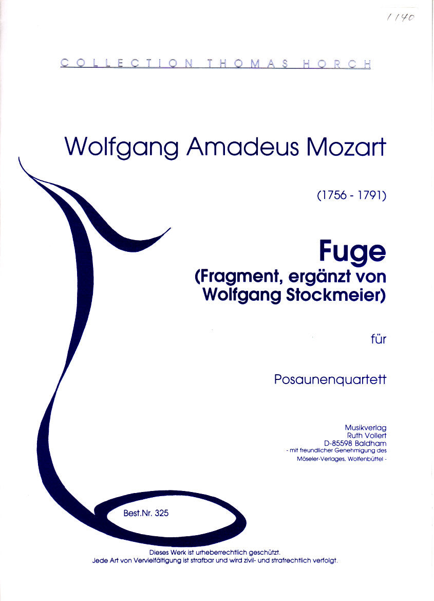 Mozart, Fuge (Ruth Vollert, Musikverlag)