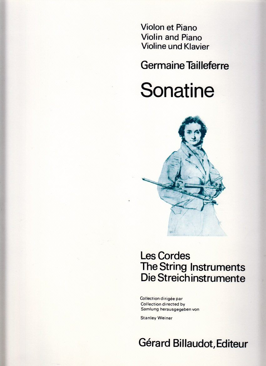 Tailleferre, Sonatine (Billaudot)