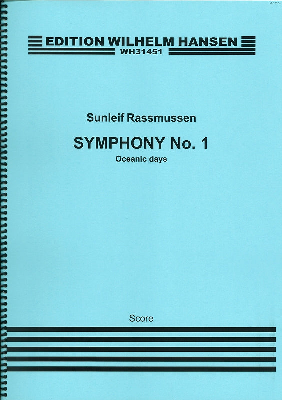 Rasmussen, Symphony No. 1 Oceanic Days (W.Hansen)