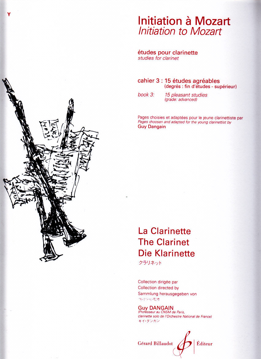Mozart, Initiation a Mozart 3 (Dangain) (Billaudot)