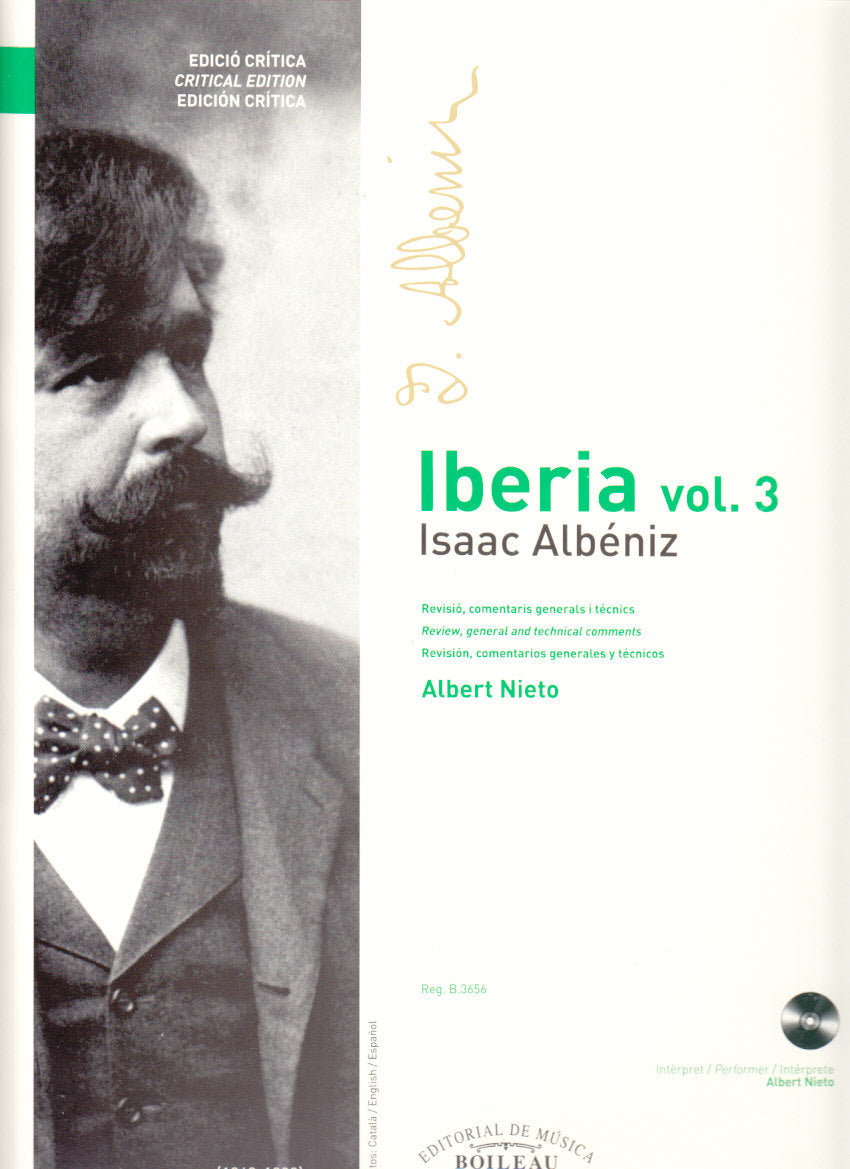 Albeniz, Iberia vol. 3: Commentary +CD (Boileau)