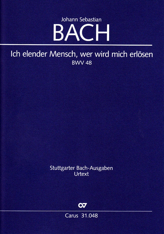 Bach, Kantate BWV 48 Full Score (Carus)