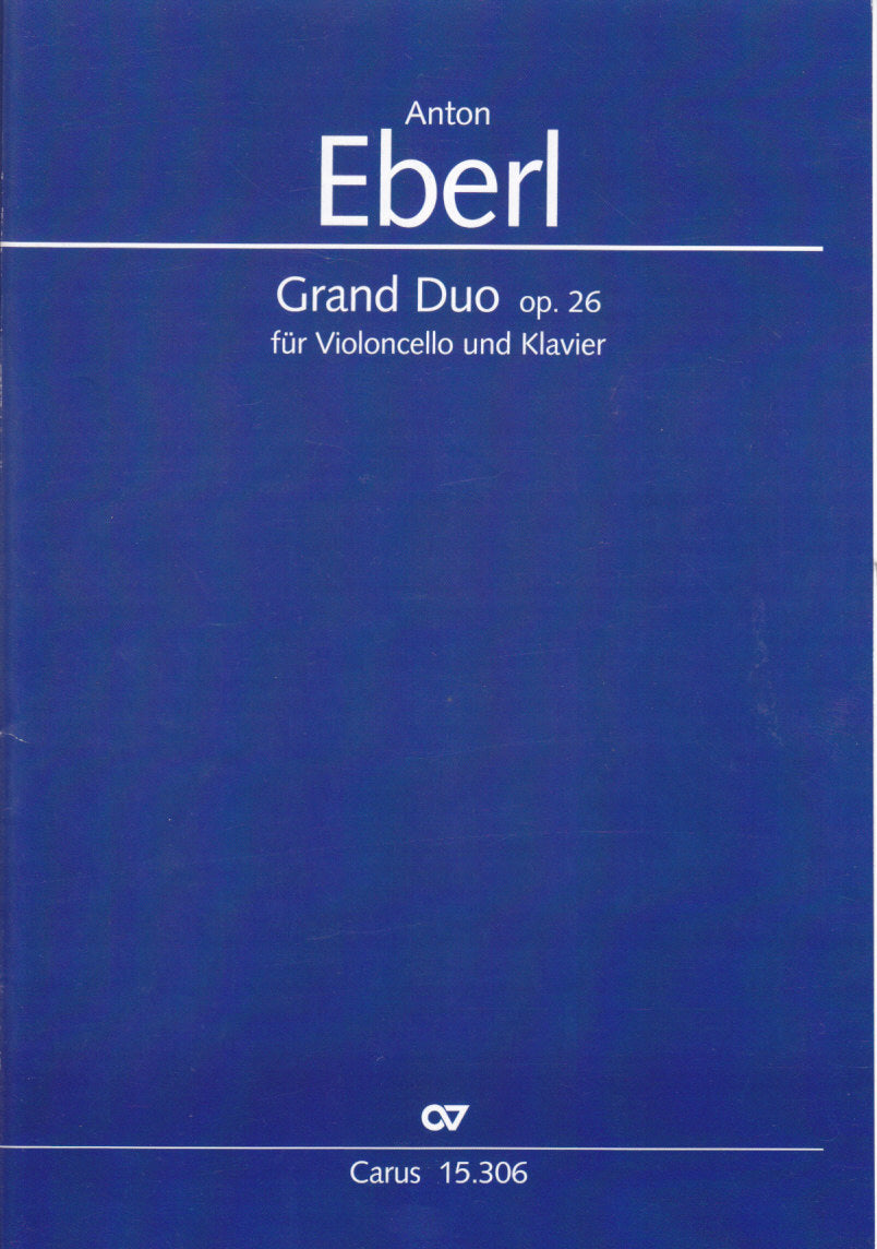Eberl, Grand Duo op. 26 in A (1804) (Carus)