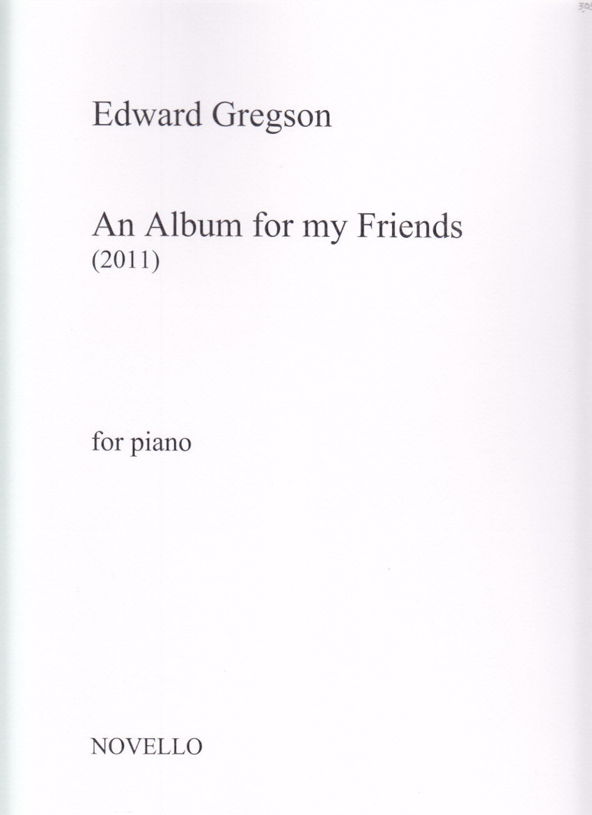 Gregson, An Album for my Friends (Novello)