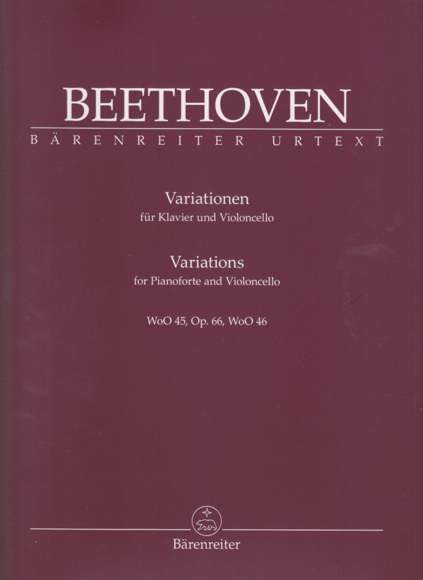 Beethoven, Variations op. 66, WoO 45, 46 (Barenreiter)