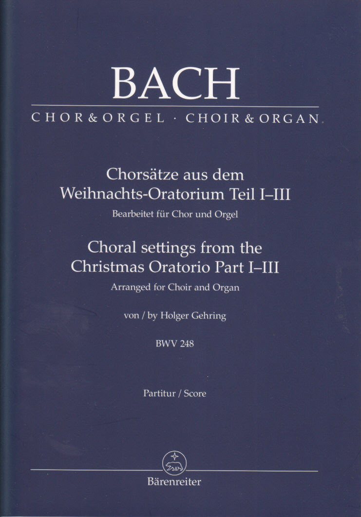 Bach, Weihnachts-Oratorium, Choralsatze (Barenreiter)