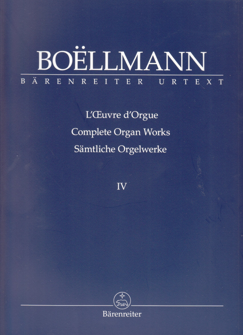 Boellmann, Oeuvre d'orgue 4 (Barenreiter)