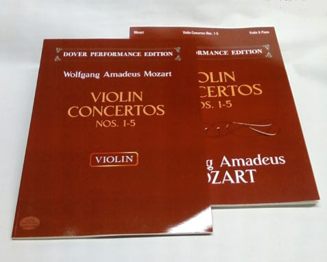 Mozart, Concertos No. 1-5 (Dover)