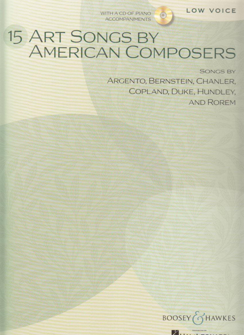 15 Art Songs by American Composers L (Boosey)