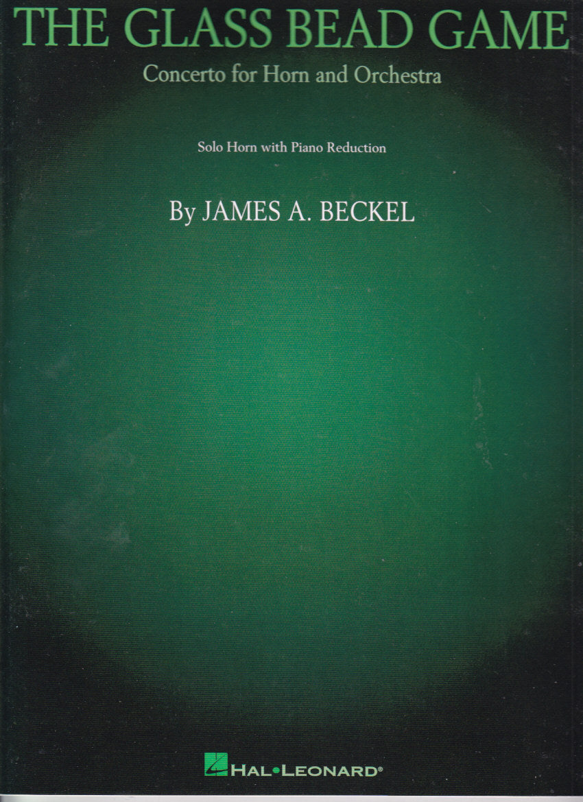 Beckel, Glass Bead Game (Hal Leonard)