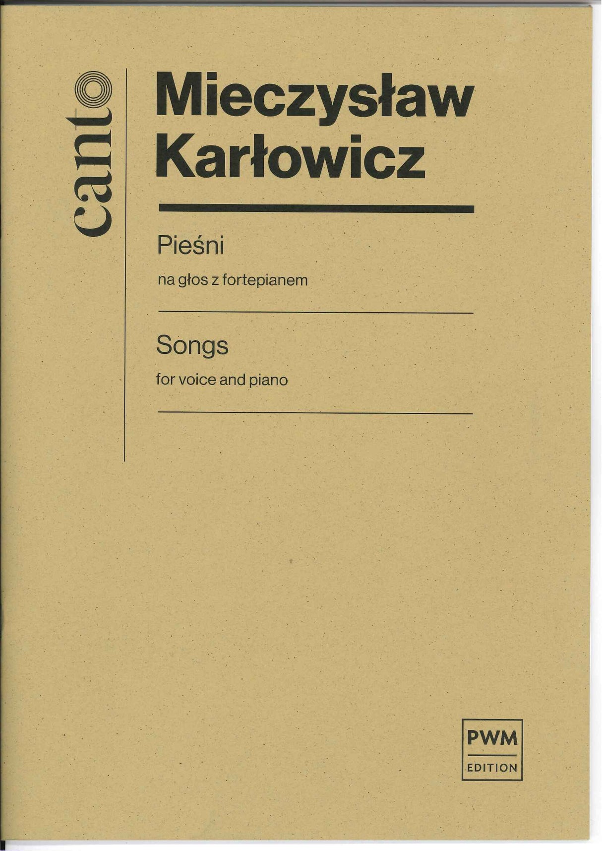 Karlowicz, Songs (PWM)
