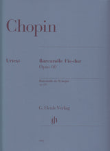 Chopin, Barcarolle op. 60 (Mullemann) (Henle)