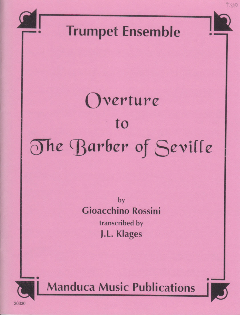 Rossini, Barber of Seville Ov. (7Trp) (Manduca)