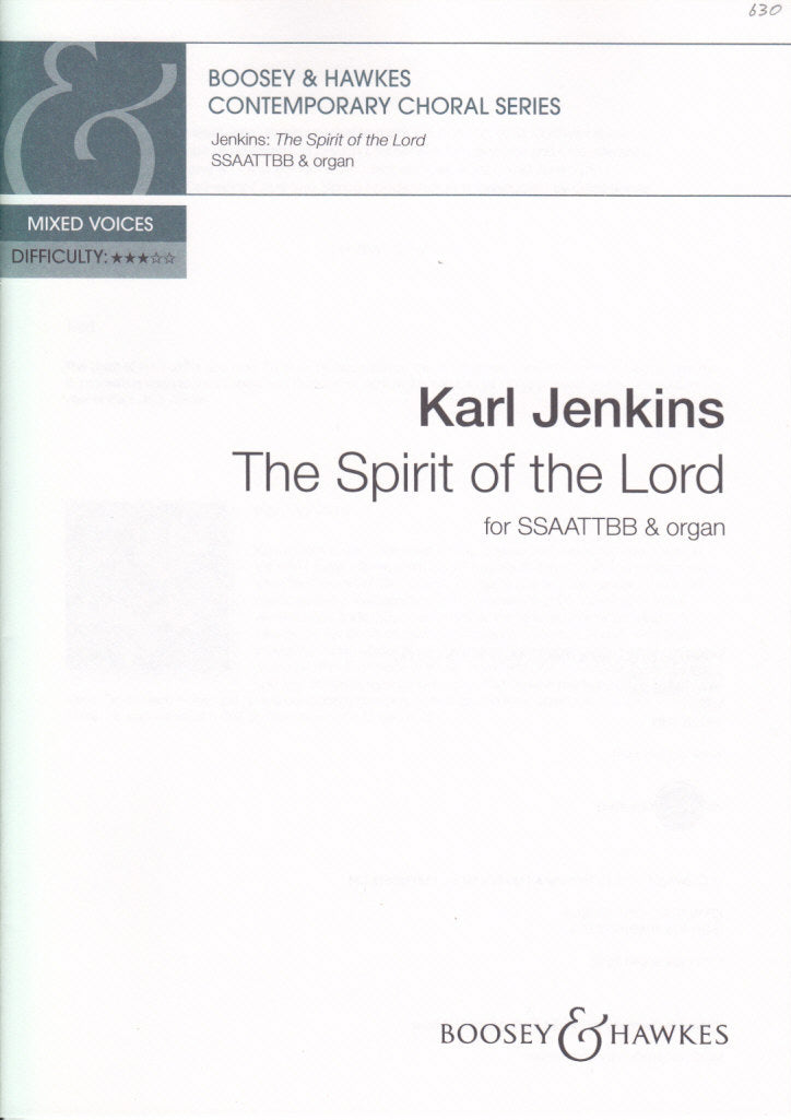 Jenkins, Spirit of the Lord (Mixed,Org) (Boosey)