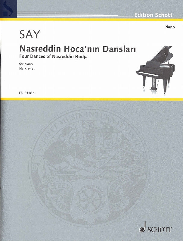 Say, 4 Dances of Nasreddin Hodja op. 1 (Schott)
