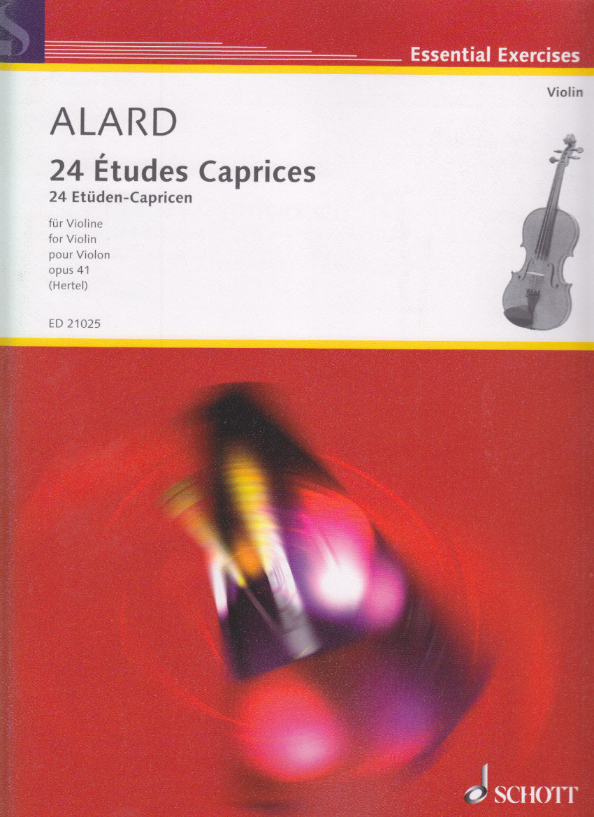 Alard, 24 Etudes caprices op. 41 (Schott)