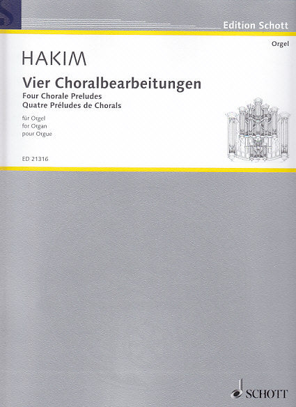 Hakim, 4 Choralbearbeitungen (2011) (Schott)