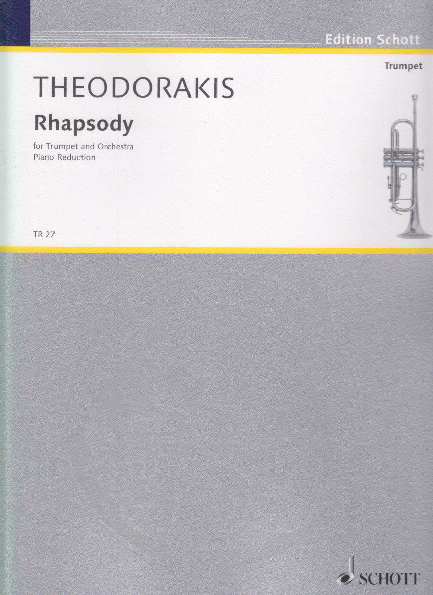 Theodorakis, Rhapsody (2008) (Schott)