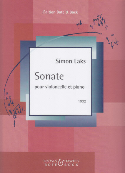 Laks, Sonate pour violoncelle et piano (Bote & Bock)